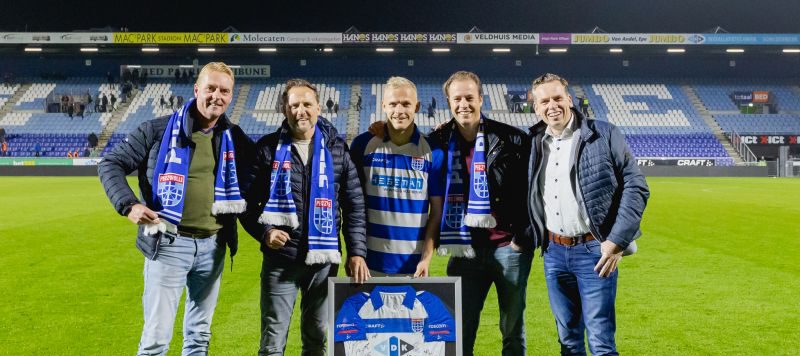 VOPAS sfeersponsor bij PEC Zwolle - Heracles Almelo